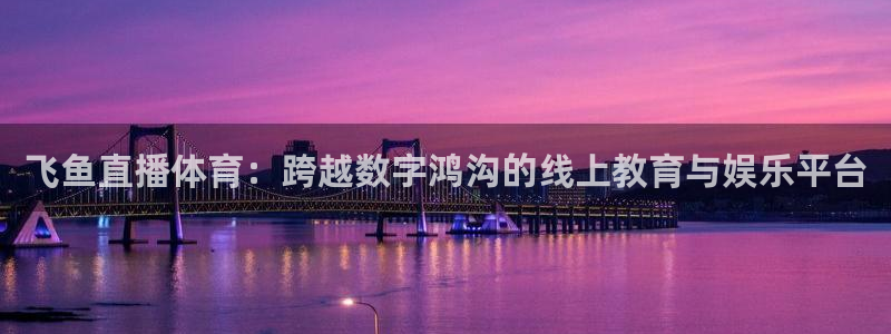 飞鱼直播体育：跨越数字鸿沟的线上教育与娱乐平台